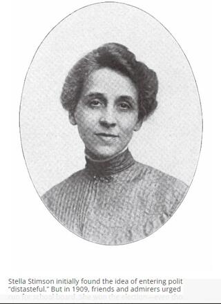 Stella Courtright Stimson's Campaign for School Board, 1909