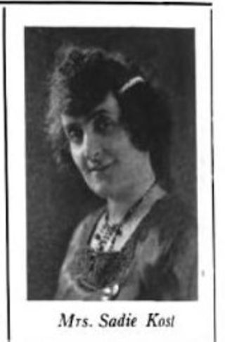 Sadie Kost's Campaign for U.S. House of Representatives, 1918