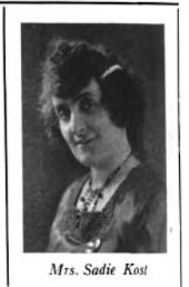 Sadie Kost's Campaign for U.S. House of Representatives, 1918
