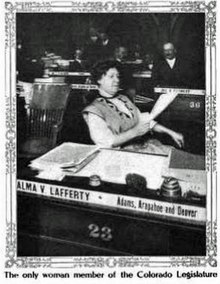 Alma V. Lafferty's Campaign for State House of Representatives, 1908