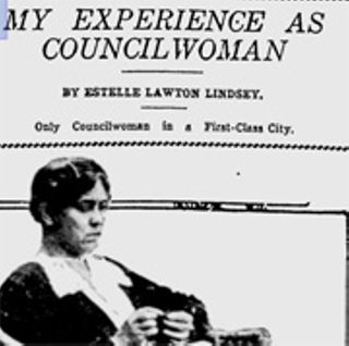 Estelle Lawton Lindsey's Campaign for City Council, 1913