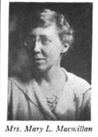 Mary L. Macmillan's Campaign for State Senate, 1918