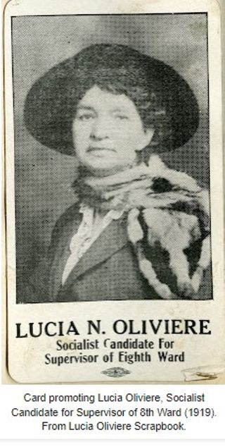 Lucia N. Oliviere's Campaign for Town Supervisor, 1919