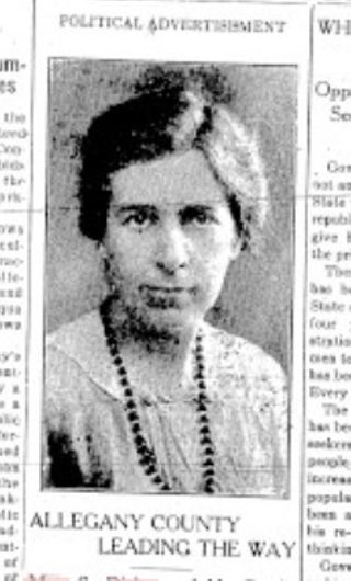 Mary S. Ricker's Campaign for County Clerk, 1918