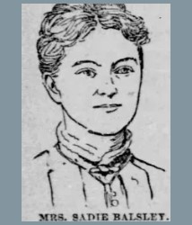 Sarah E. Balsley's Campaign for City Council, 1889