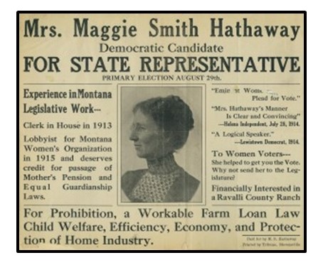 Maggie Smith Hathaway's Campaign for the Montana House of Representatives, 1918
