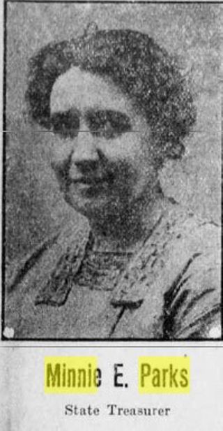 Minnie E. Parks' Campaign for State Treasurer, 1912
