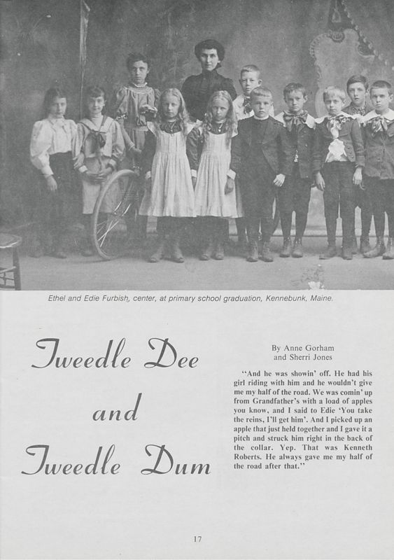 Tweedle Dee and Tweedle Dum