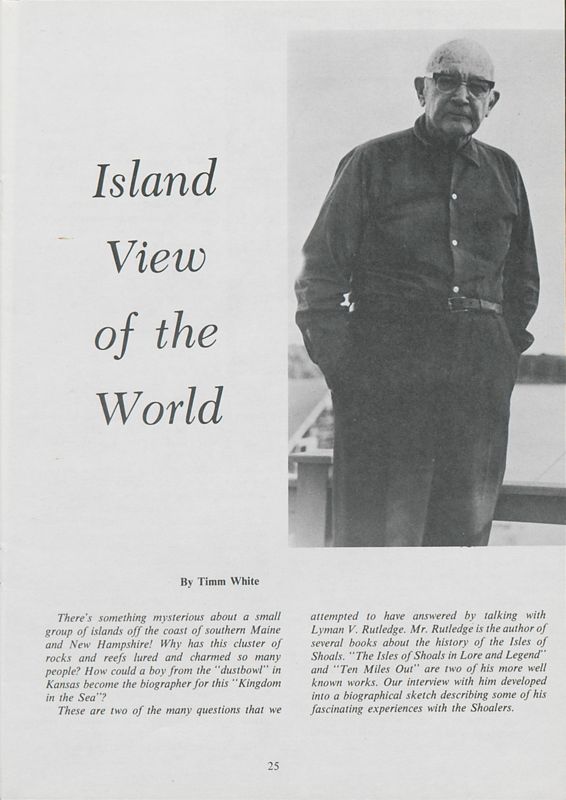 Island View of the World