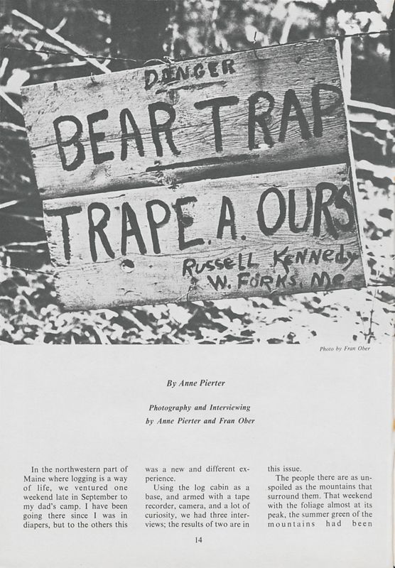Bear Trapping