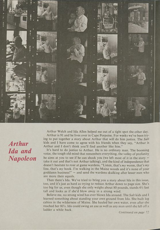 June 1975 Salt Magazine, Introduction