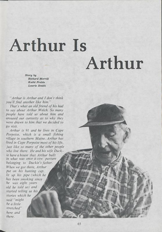 Arthur is Arthur