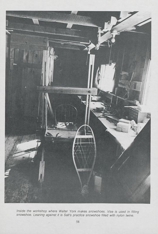 Steps in Making a Snowshoe Part II