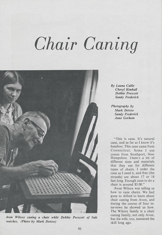 Chair Caning