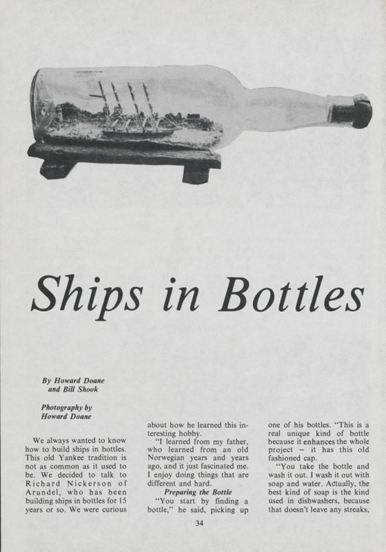 Ships in Bottles