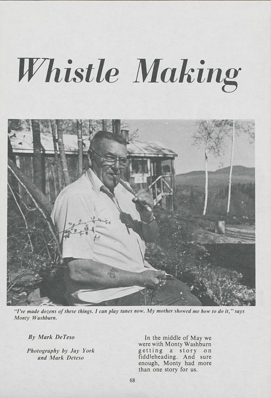 Whistle Making