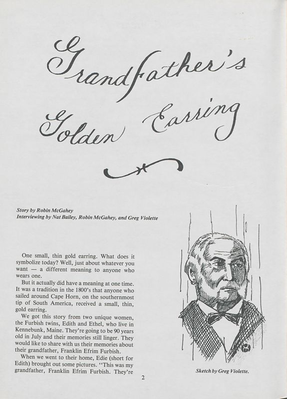 Grandfather's Golden Earring