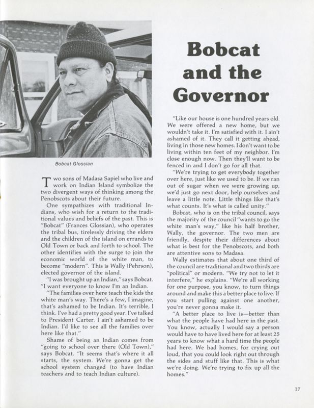 Bobcat and the Governor