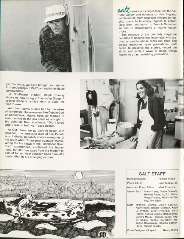 August 1979 Salt Magazine, Inside Front Cover