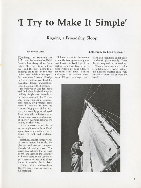 I Try to Make it Simple