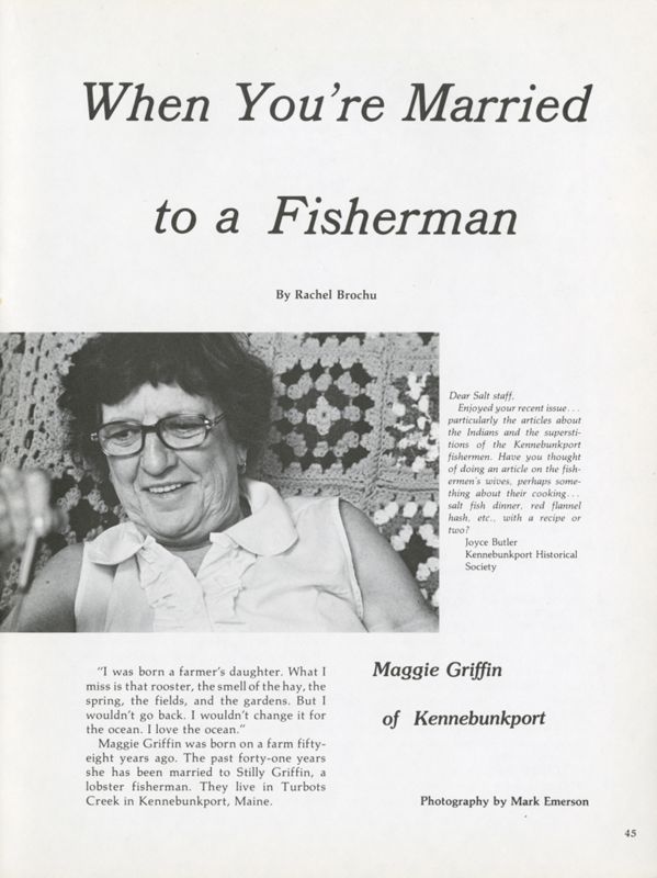 When You're Married to a Fisherman...