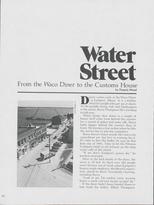 Water Street: From the Waco Diner to the Customs House