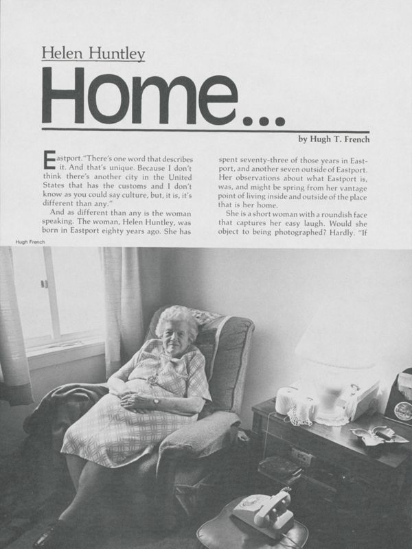 Home: Helen Huntley