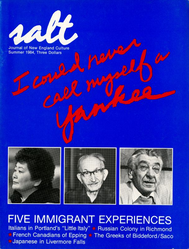 July 1984 Salt Magazine, Front Cover