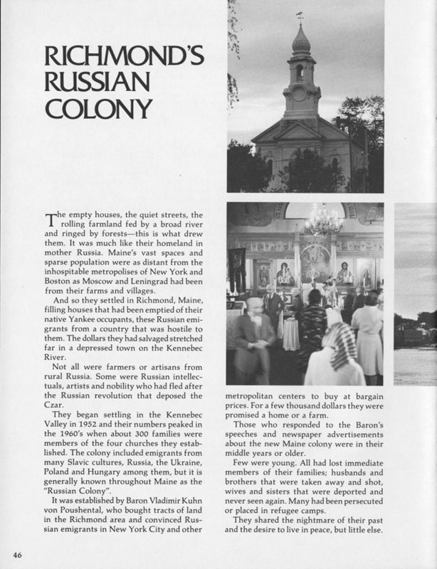 Richmond's Russian Colony