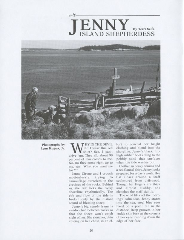 Jenny, Island Shepherdess