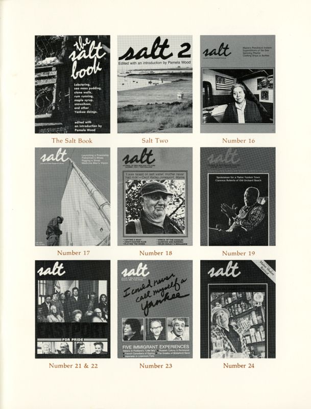 August 1985 Salt Magazine, Inside Back Cover