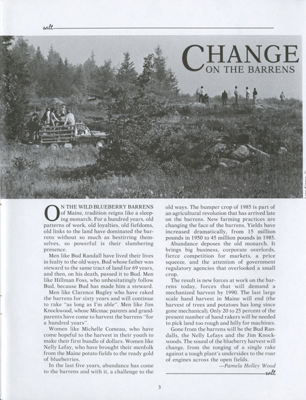 Change on the Barrens