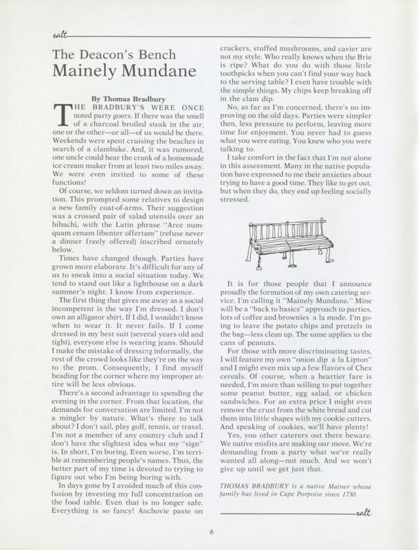 Mainely Mundane