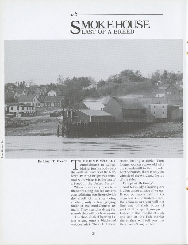 McCurdy's Smokehouse, Last of a Breed