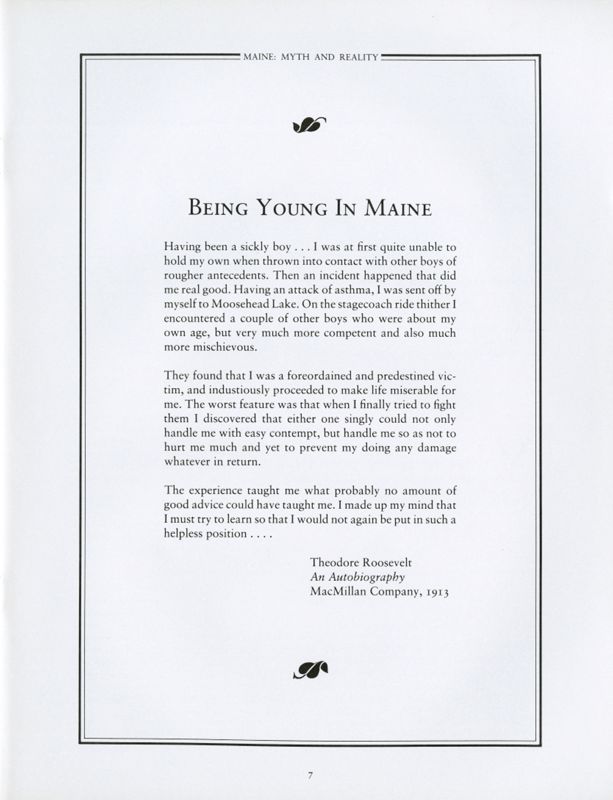 Being Young in Maine