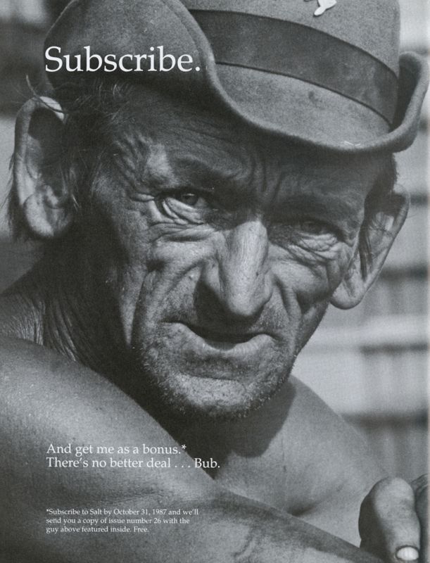 August 1987 Salt Magazine, Salt Advertisement
