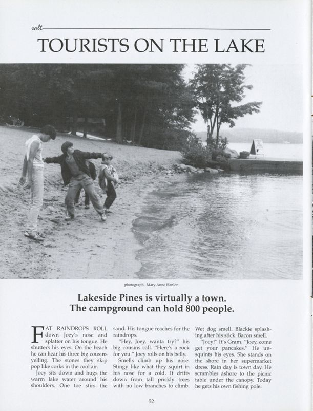 Tourists on the Lake