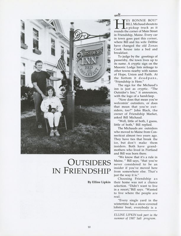 Outsiders in Friendship