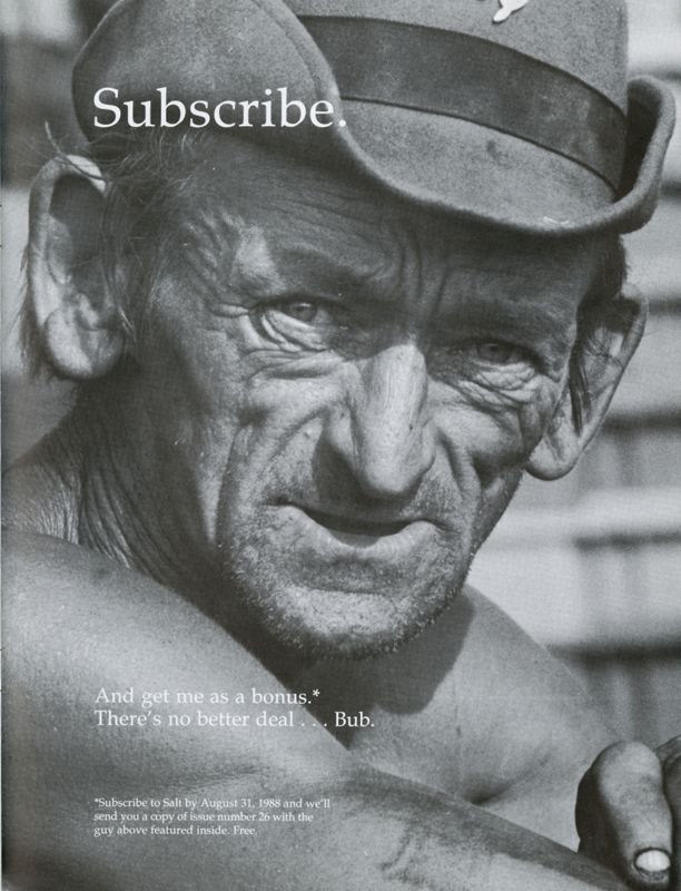 May 1988 Salt Magazine, Salt Advertisement
