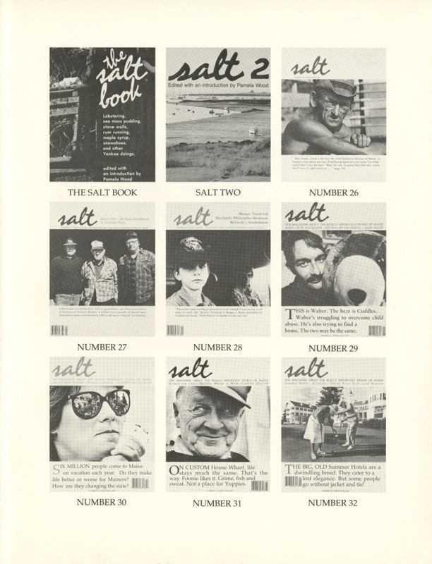 September 1988 Salt Magazine, Inside Back Cover