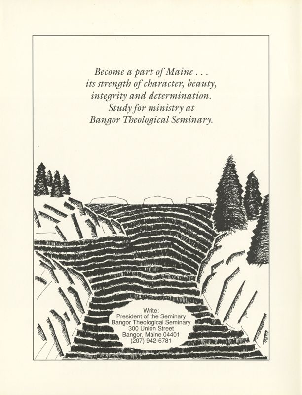 November 1989 Salt Magazine, Inside Front Cover