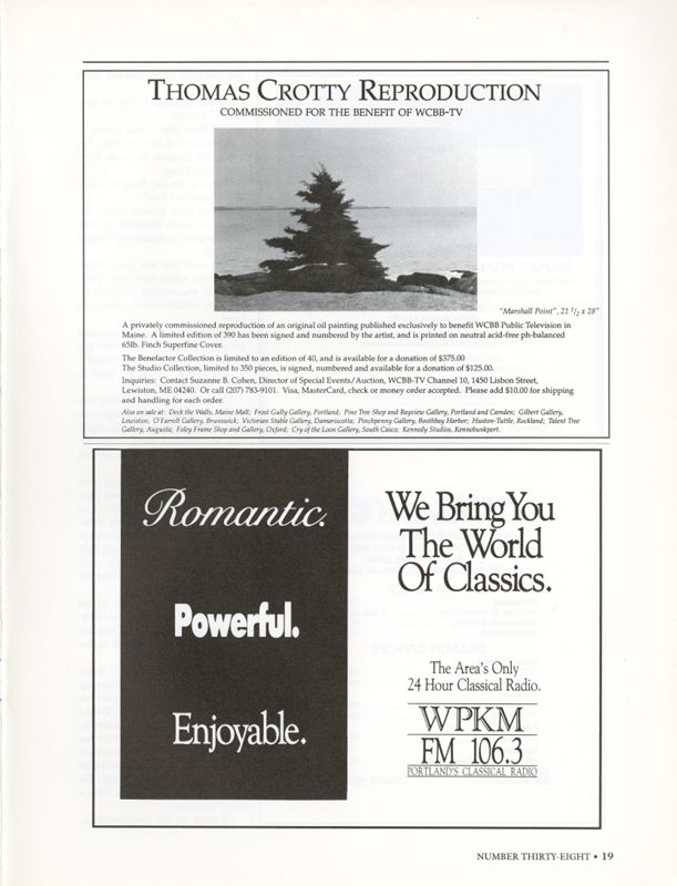 April 1990 Salt Magazine, Advertisements