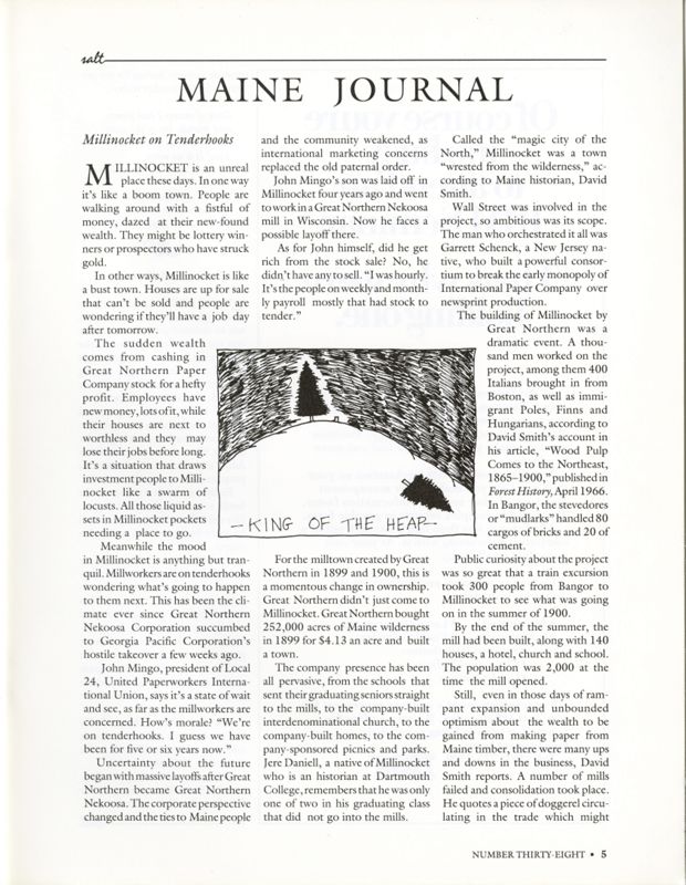 April 1990 Salt Magazine, Maine Journal