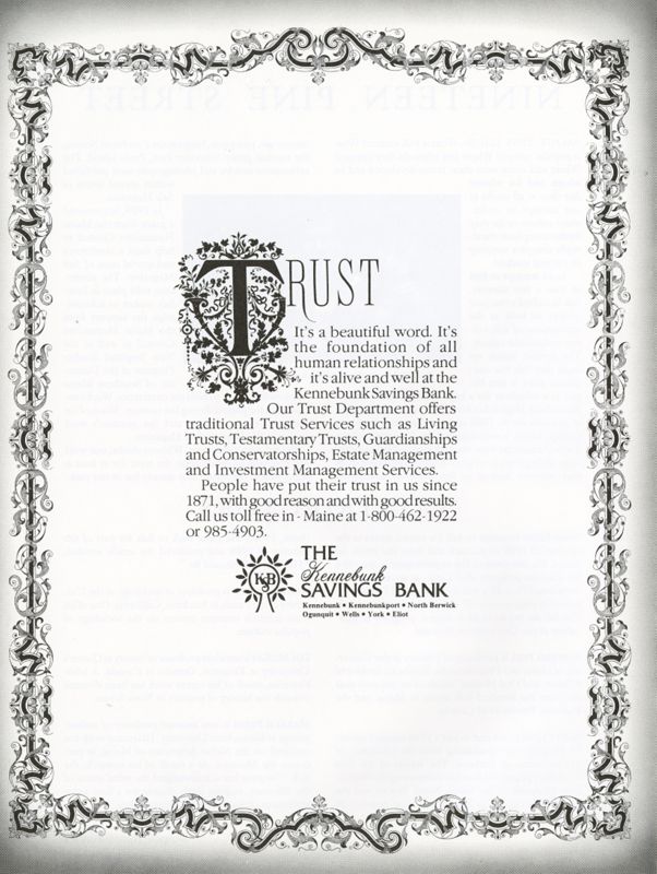 July 1990 Salt Magazine, Advertisement