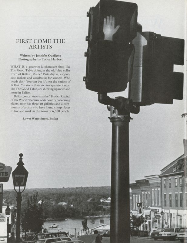 First Come the Artists