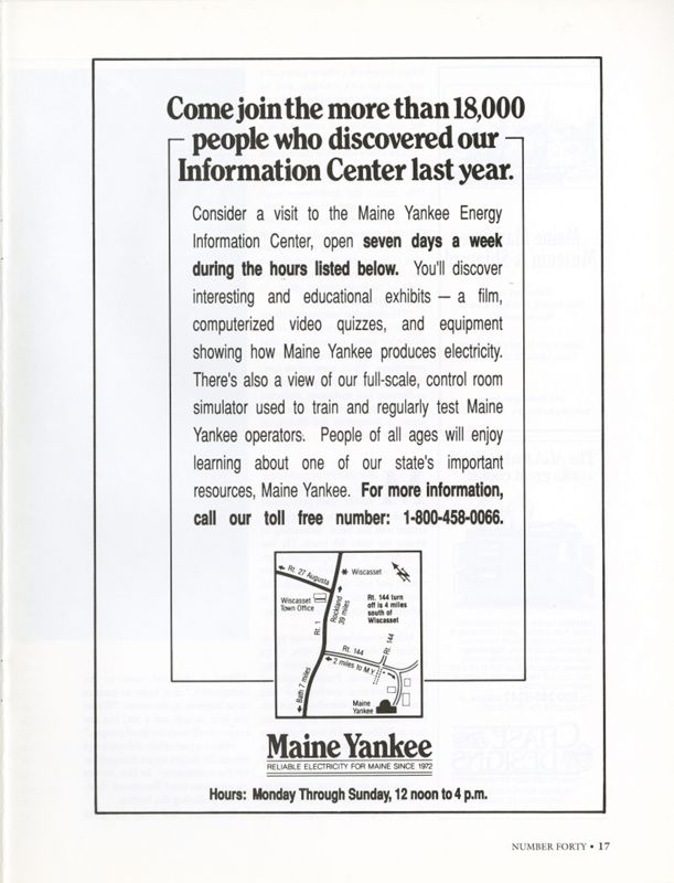 December 1990 Salt Magazine, Advertisement (MY)