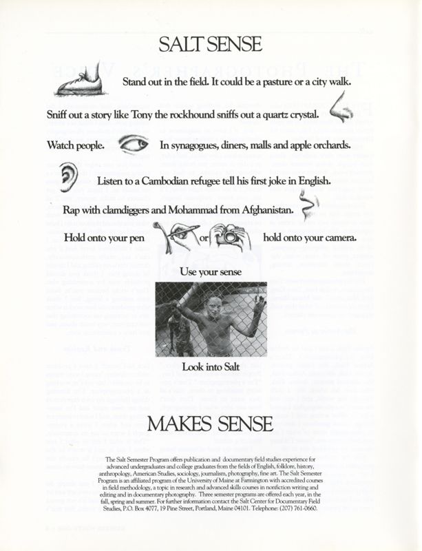 November 1991 Salt Magazine, Salt Advertisement