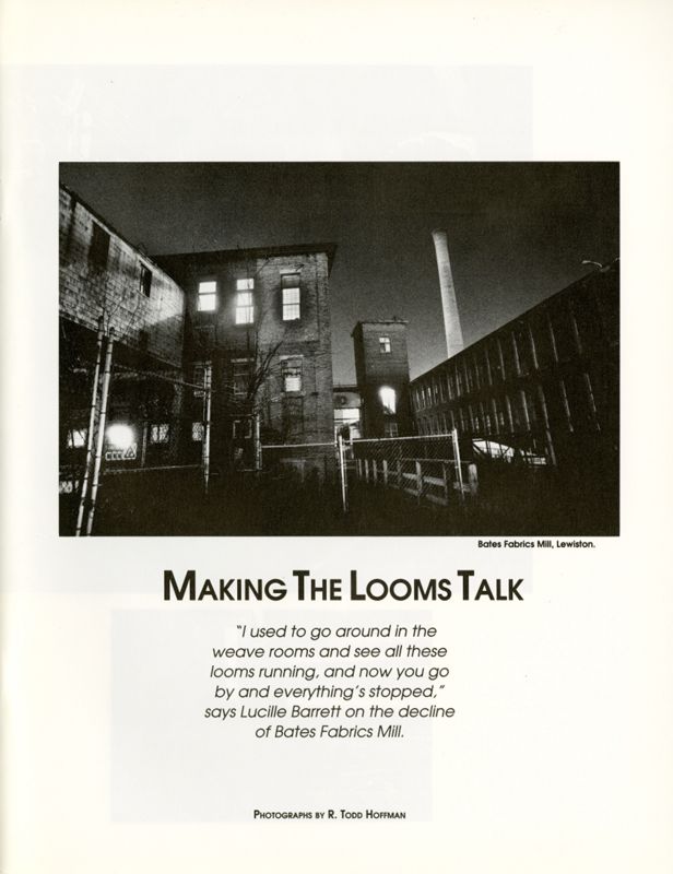 Making the Looms Talk