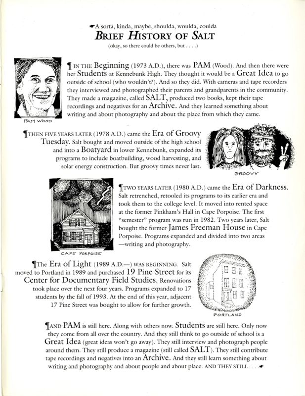 December 1993 Salt Magazine, Inside Back Cover