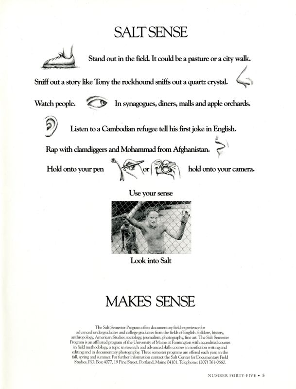 September 1994 Salt Magazine, Salt Advertisement (Subscribe)